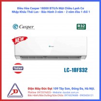 Điều hòa Casper 18000 BTU 1 chiều LC-18FS32 2021